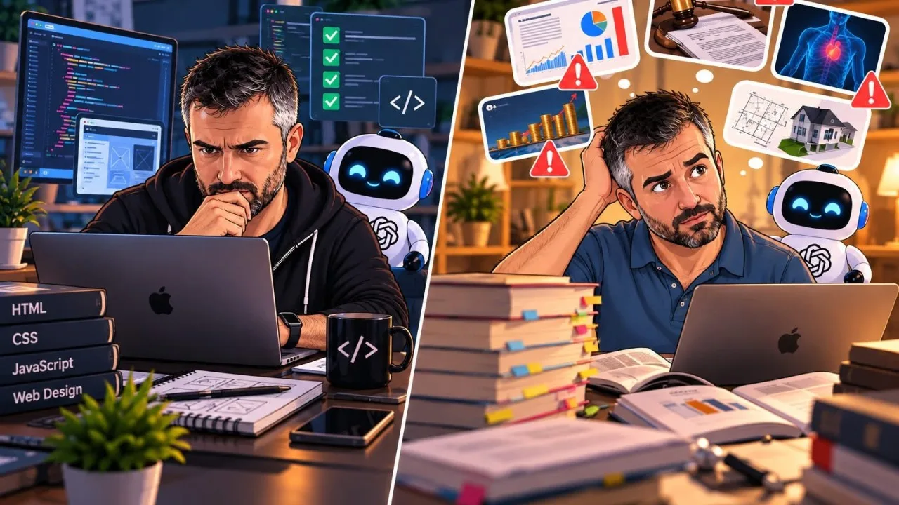 Illustrazione di copertina dell’articolo su intelligenza artificiale e competenze